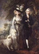 Thomas Gainsborough Mr.and Mrs.William Hallett USA oil painting artist